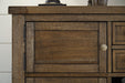 Moriville Grayish Brown Dining Server - D631-60 - Lara Furniture