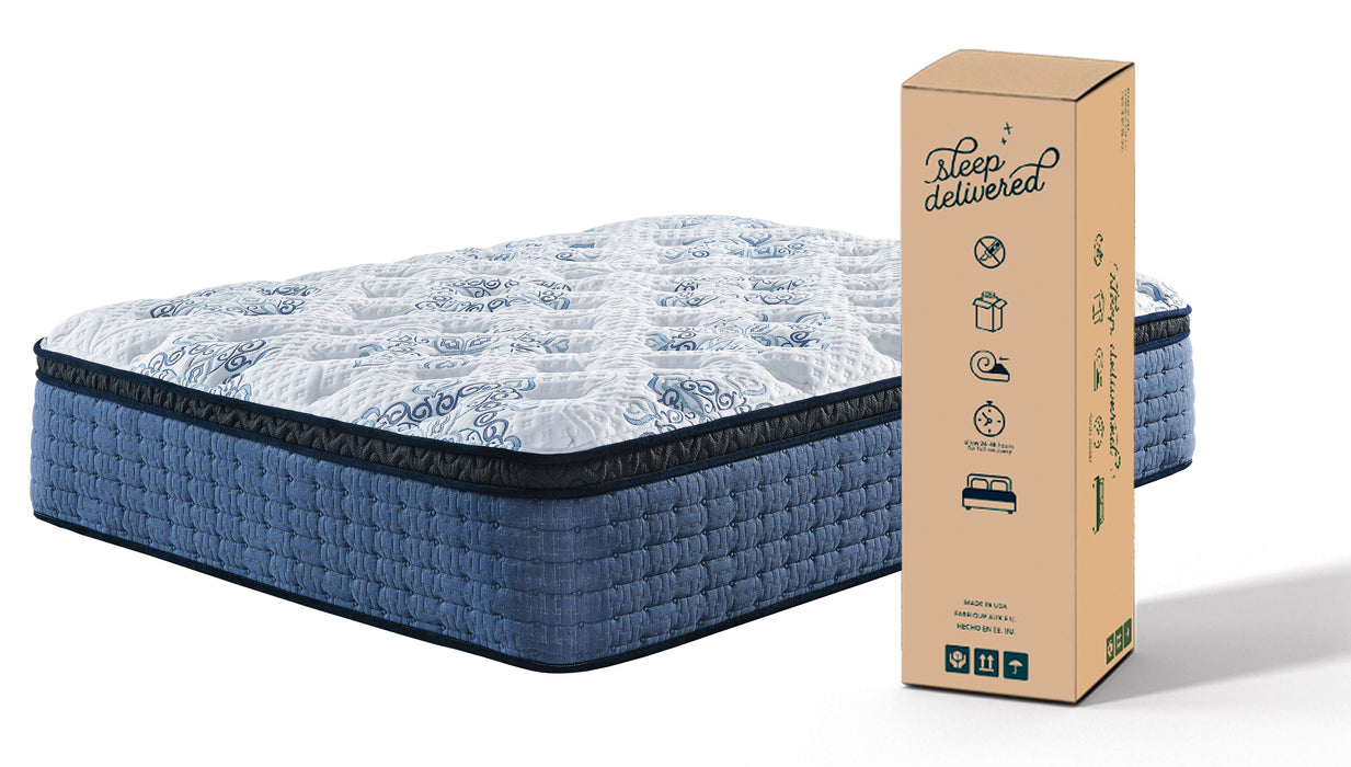 Mt Dana Plush White King Mattress - M62241 - Lara Furniture