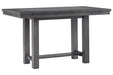 Myshanna Gray Counter Height Dining Extension Table - D629-32 - Lara Furniture