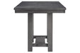 Myshanna Gray Counter Height Dining Extension Table - D629-32 - Lara Furniture