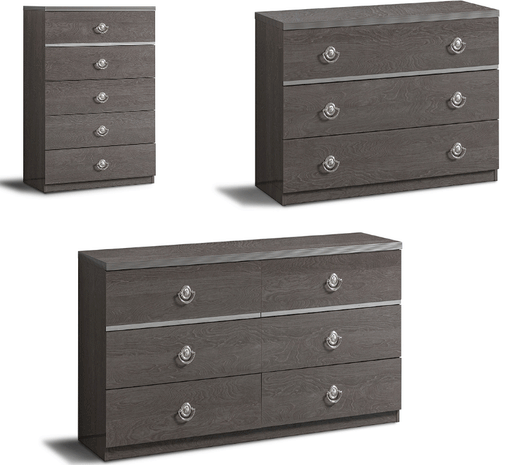 Nabucco Dresser, Mirror & Chest Set - Lara Furniture