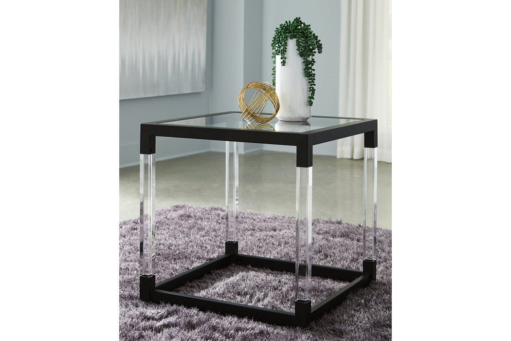 Nallynx Metallic Gray End Table - T197-2 - Lara Furniture