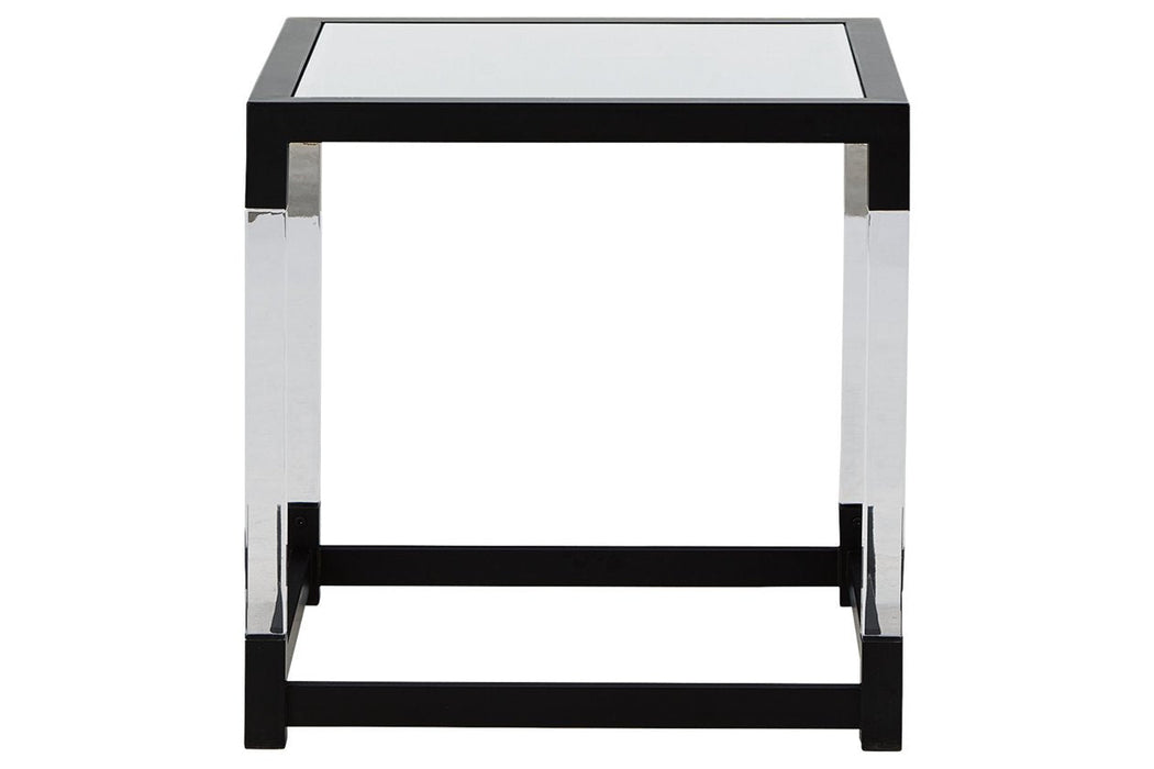 Nallynx Metallic Gray End Table - T197-2 - Lara Furniture