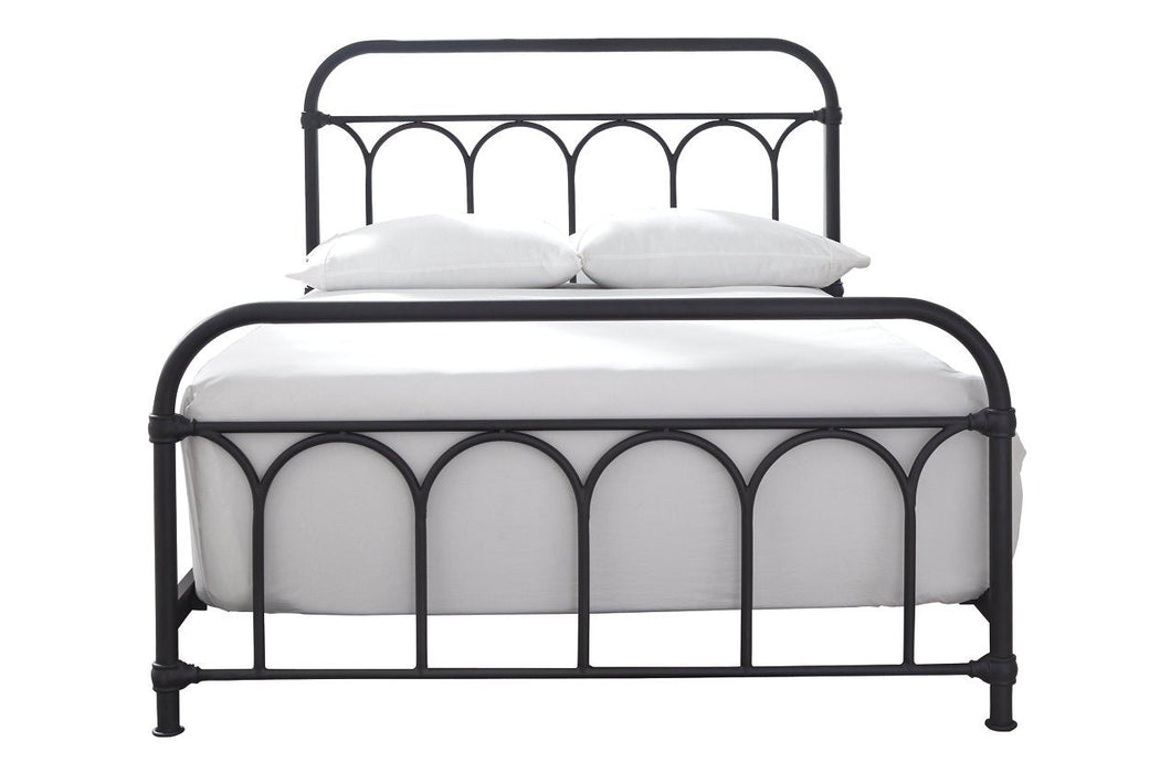 Nashburg Black Full Metal Bed - B280-672 - Lara Furniture