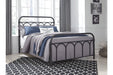 Nashburg Black Full Metal Bed - B280-672 - Lara Furniture