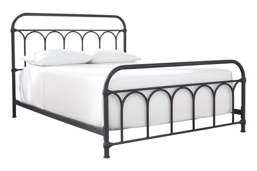 Nashburg Black Queen Metal Bed - B280-681 - Lara Furniture