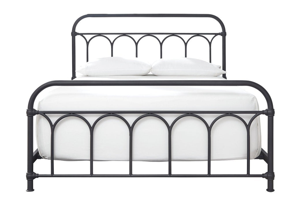 Nashburg Black Queen Metal Bed - B280-681 - Lara Furniture