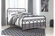 Nashburg Black Queen Metal Bed - B280-681 - Lara Furniture