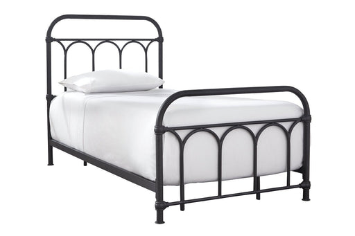 Nashburg Black Twin Metal Bed - B280-671 - Lara Furniture