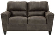 Navi Smoke Loveseat - 9400235 - Lara Furniture