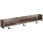 Neilsville Multi Gray Wall Mounted Coat Rack with Shelf - EA2120-151 - Lara Furniture