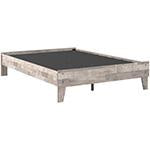 Neilsville Whitewash Full Platform Bed - EB2320-112 - Lara Furniture