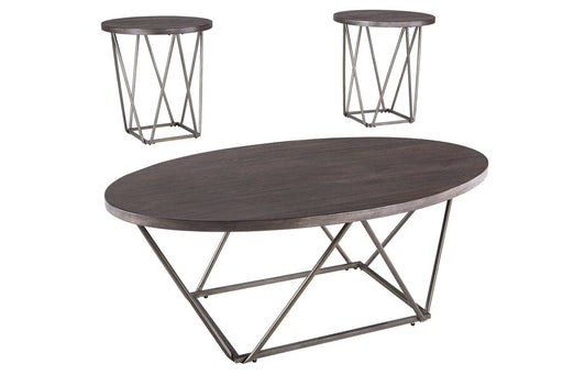 Neimhurst Dark Brown Table (Set of 3) - T384-13 - Lara Furniture