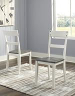 Nelling Two-tone Dining Chair (Set of 2) - D287-01 - Lara Furniture