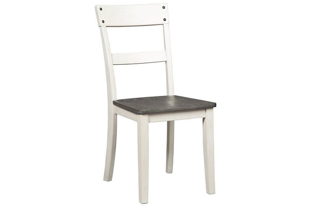 Nelling Two-tone Dining Chair (Set of 2) - D287-01 - Lara Furniture