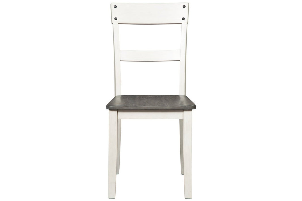 Nelling Two-tone Dining Chair (Set of 2) - D287-01 - Lara Furniture