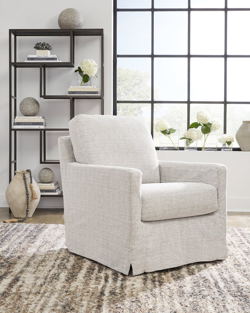 Nenana Next-Gen Nuvella Swivel Glider Accent Chair - A3000644