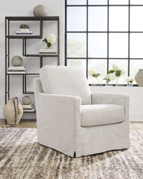 Nenana Next-Gen Nuvella Swivel Glider Accent Chair - A3000644