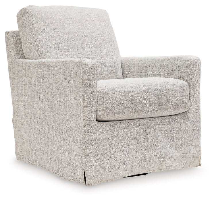 Nenana Next-Gen Nuvella Swivel Glider Accent Chair - A3000644