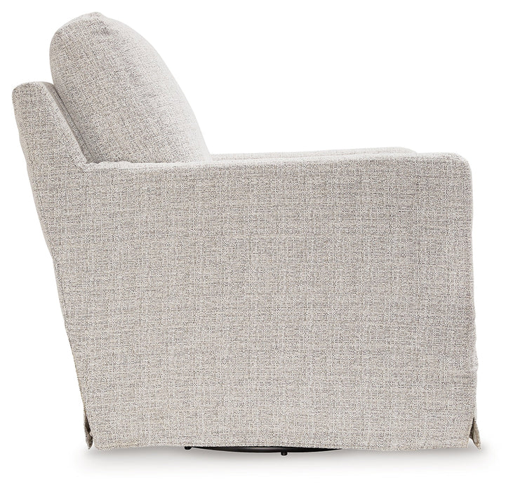 Nenana Next-Gen Nuvella Swivel Glider Accent Chair - A3000644