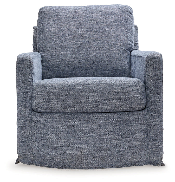 Nenana Next-Gen Nuvella Swivel Glider Accent Chair - A3000646