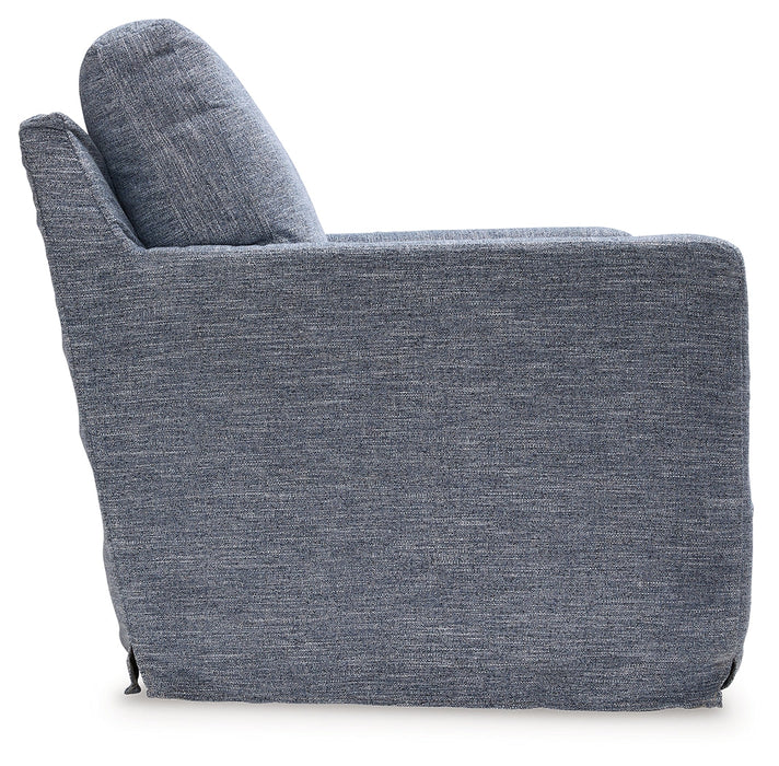 Nenana Next-Gen Nuvella Swivel Glider Accent Chair - A3000646