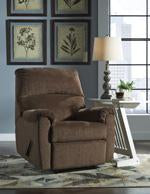 Nerviano Chocolate Recliner - 1080229 - Lara Furniture