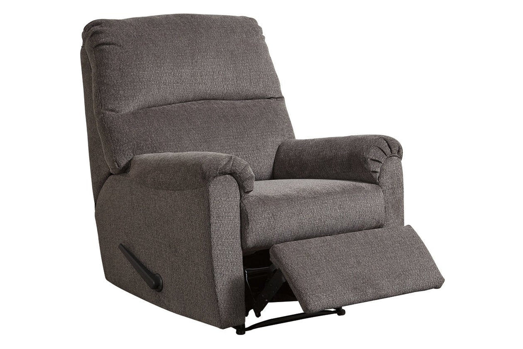 Nerviano Gray Recliner - 1080329 - Lara Furniture