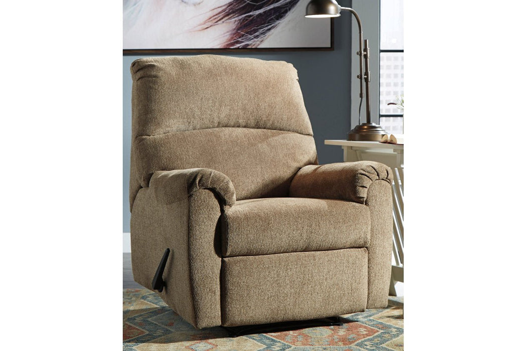 Nerviano Mocha Recliner - 1080129 - Lara Furniture