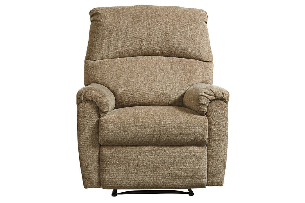 Nerviano Mocha Recliner - 1080129 - Lara Furniture