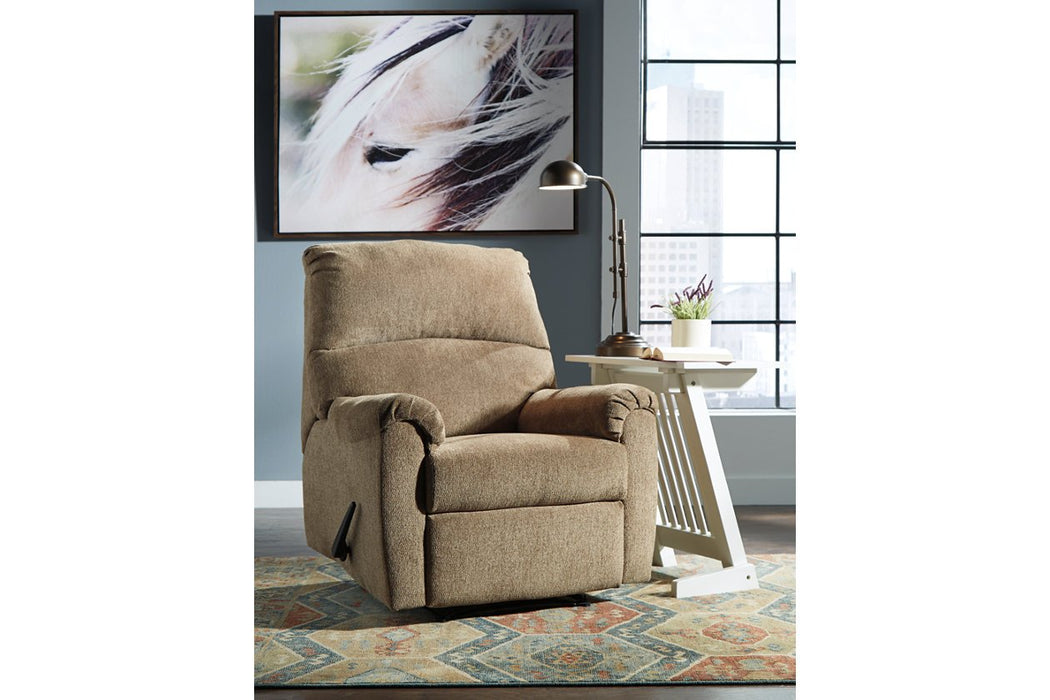 Nerviano Mocha Recliner - 1080129 - Lara Furniture