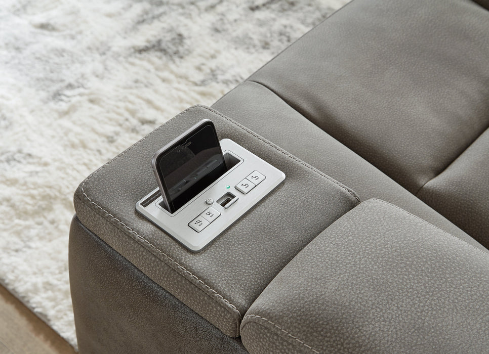 Next-Gen DuraPella Power Reclining Loveseat with Console - 2200418 - Lara Furniture