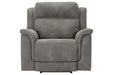 Next-Gen DuraPella Slate Power Recliner - 5930113 - Lara Furniture