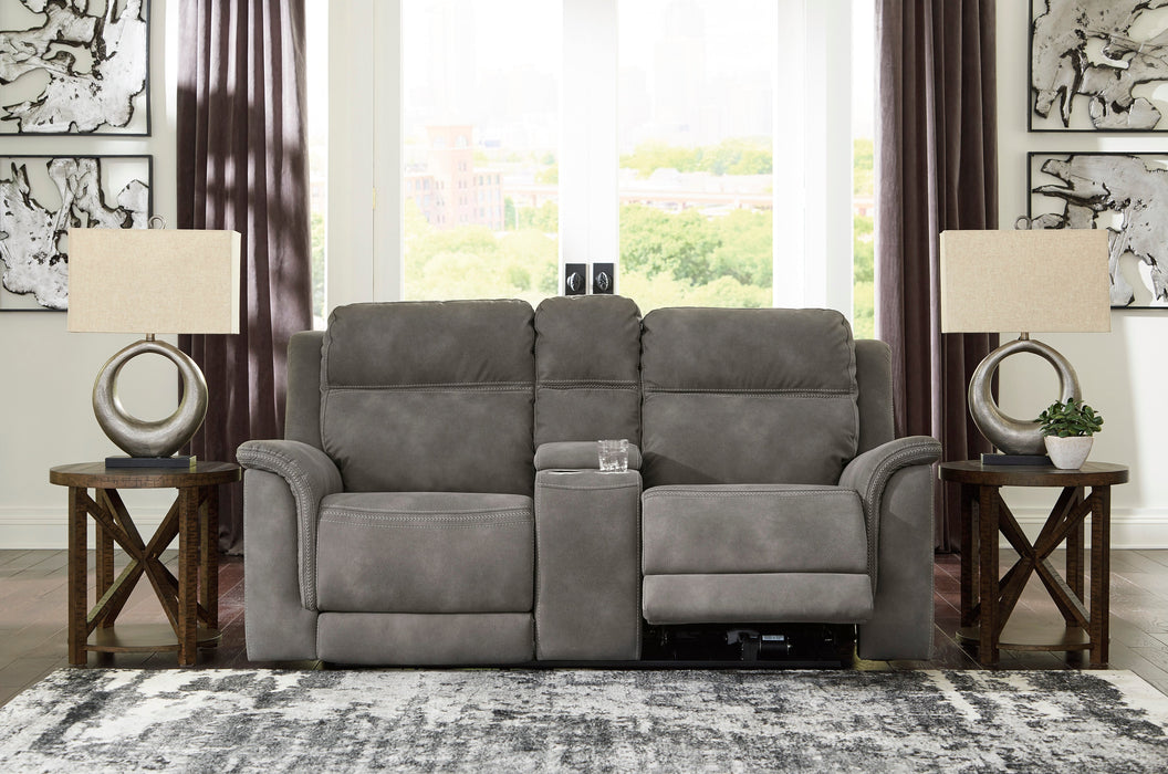 Next-Gen DuraPella Slate Power Reclining Living Room Set - Lara Furniture