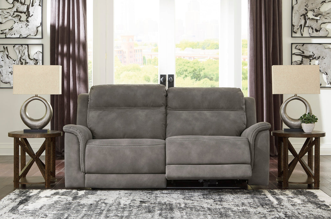 Next-Gen DuraPella Slate Power Reclining Living Room Set - Lara Furniture