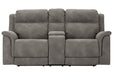 Next-Gen DuraPella Slate Power Reclining Loveseat with Console - 5930118 - Lara Furniture