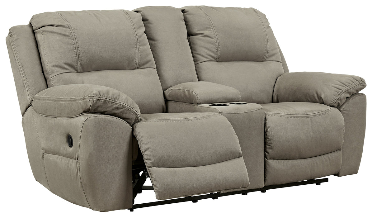 Next-Gen Gaucho Reclining Loveseat with Console - 5420394 - Lara Furniture