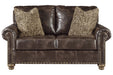 Nicorvo Coffee Loveseat - 8050535 - Lara Furniture