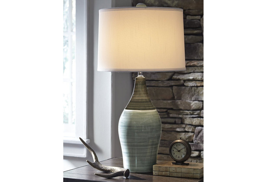 Niobe Multi Gray Table Lamp (Set of 2) - L123884 - Lara Furniture