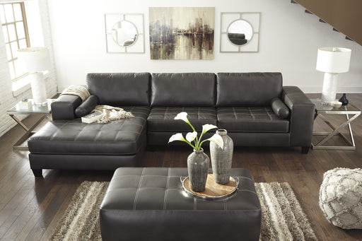 Nokomis Charcoal LAF Sectional - Lara Furniture