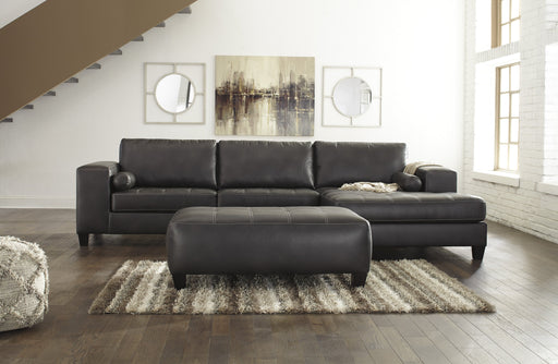 Nokomis Charcoal RAF Sectional - Lara Furniture