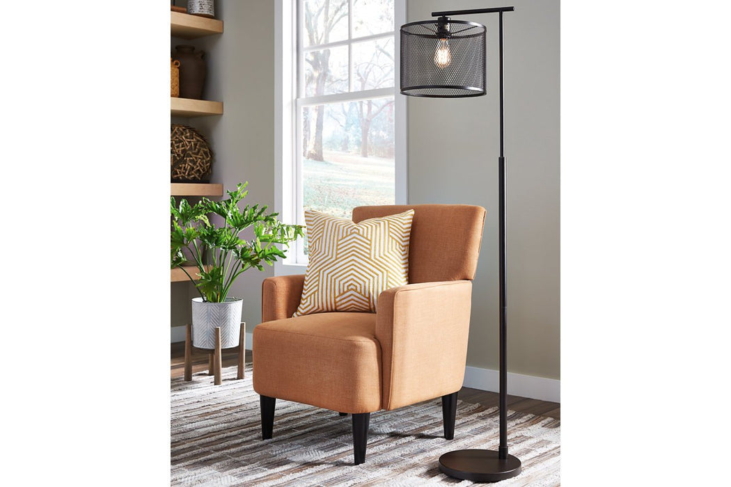 Nolden Bronze Finish Floor Lamp - L206011 - Lara Furniture