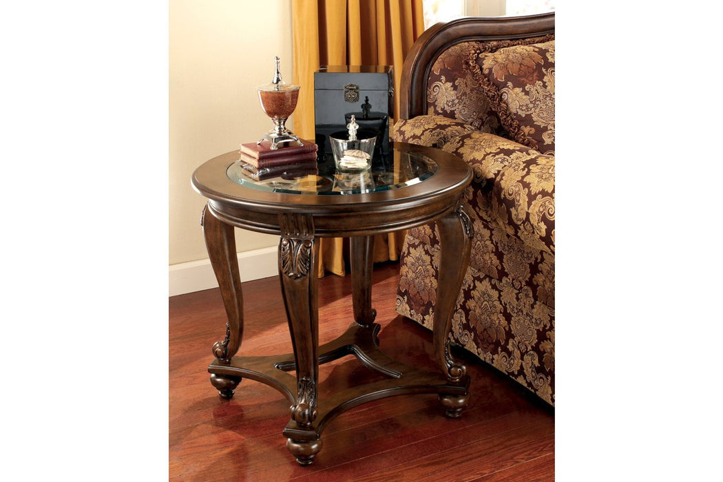 Norcastle Dark Brown End Table - T499-6 - Lara Furniture