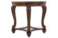 Norcastle Dark Brown End Table - T499-6 - Lara Furniture