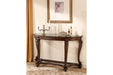 Norcastle Dark Brown Sofa/Console Table - T499-4 - Lara Furniture