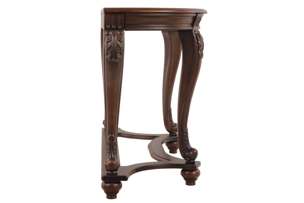 Norcastle Dark Brown Sofa/Console Table - T499-4 - Lara Furniture