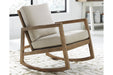 Novelda Neutral Rocker Accent Chair - A3000081 - Lara Furniture