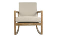 Novelda Neutral Rocker Accent Chair - A3000081 - Lara Furniture