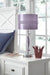 Nyssa Purple Table Lamp - L801524 - Lara Furniture