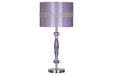 Nyssa Purple Table Lamp - L801524 - Lara Furniture